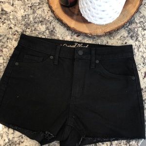 NWOT Universal Thread Dark Black Jean Shorts